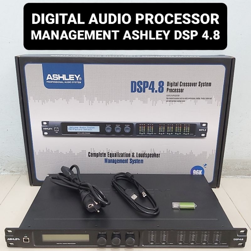 ASHLEY Speaker Management DSP 4.8 Digital Audio Processor Original DLMS