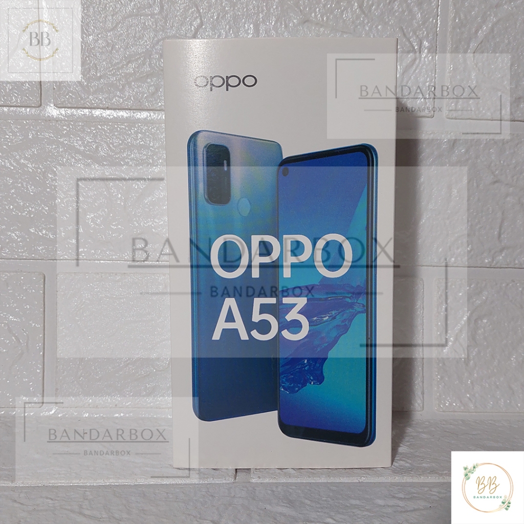 DUS HP OPPO A53 FREE STIKER DAN FULL AKSESORIS - FULLSET - CHARGER+HF KUALITAS BAIK