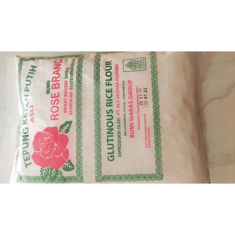 

Tepung ketan rosebrand 500gr