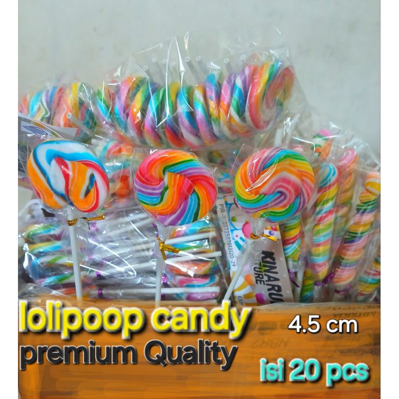 

Lolipop candy dianter 4.5 isi 20 pcs