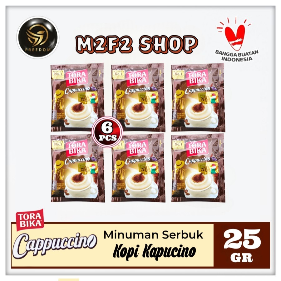 

Kopi Torabika Cappuccino Toraccino | Choco Granule Sachet - 25 gr (Kemasan 6 Pcs)