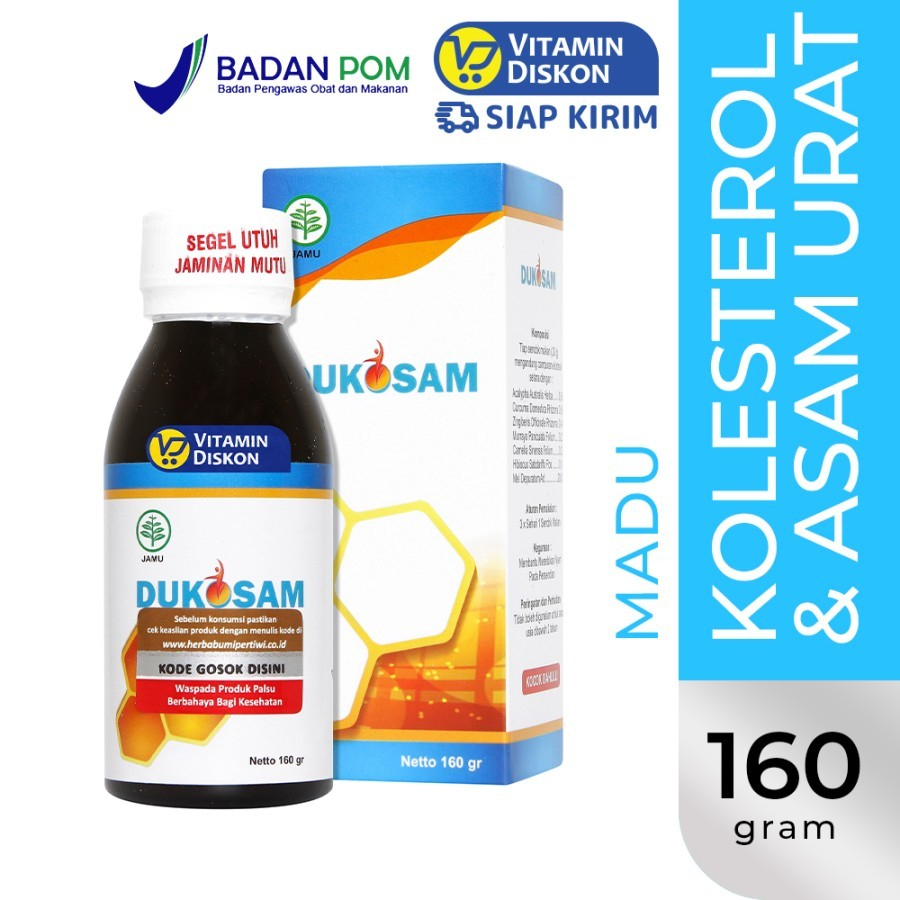 Madu Dukosam Forte Urat Obat Herbal Asam Urat Kolesterol