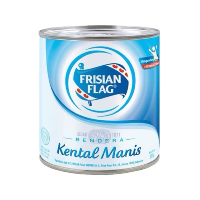 

FRISIAN FLAG KALENG SUSU BENDERA PUTIH 370g