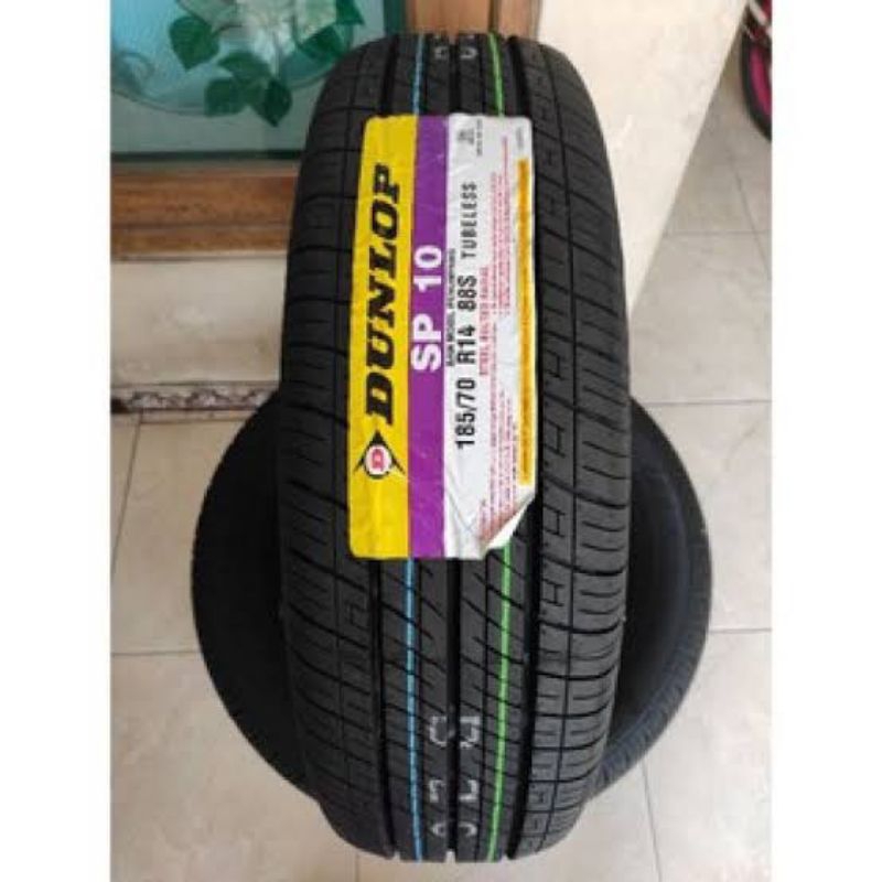 BAN DUNLOP SP 10 185 70 R14 BAN MOBIL RING 14 TUBELESS DAN MURAH