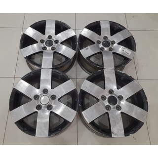 Velg Bekas Mobil Oem STD CAPTIVA R16 Black Polish cocok untuk Apv Luxio grandmax