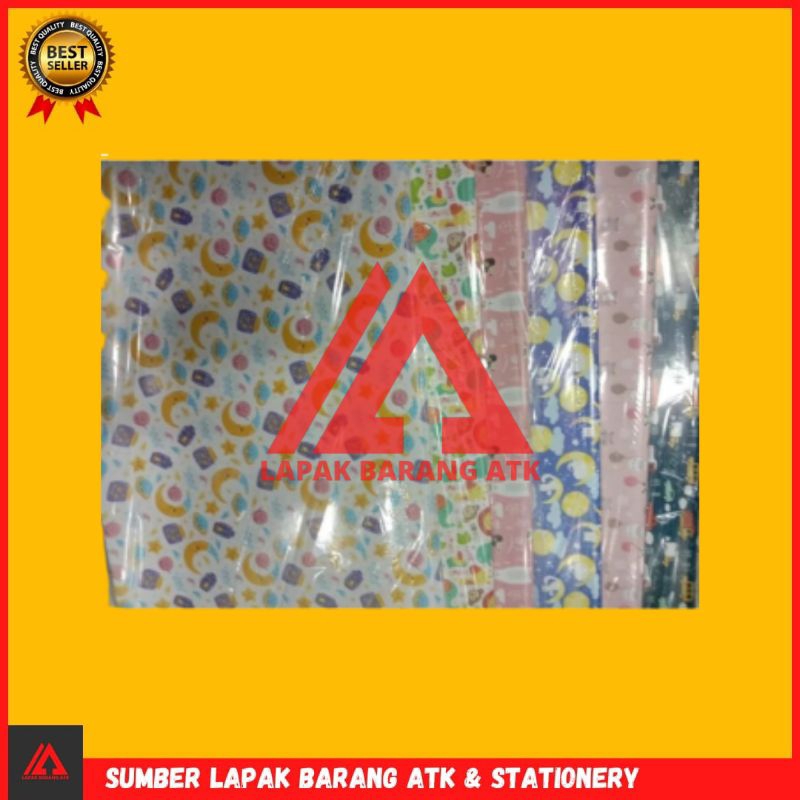 

Kertas Kado Motif / Kertas Bungkus Kemasan 10 Lembar