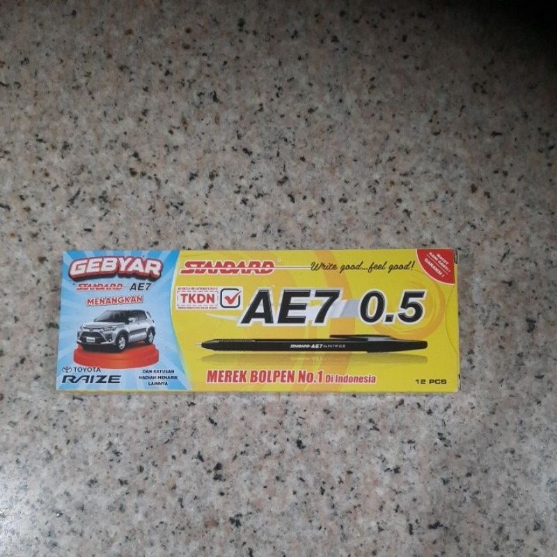 

(PAK) Pulpen Standar AE 7 HITAM