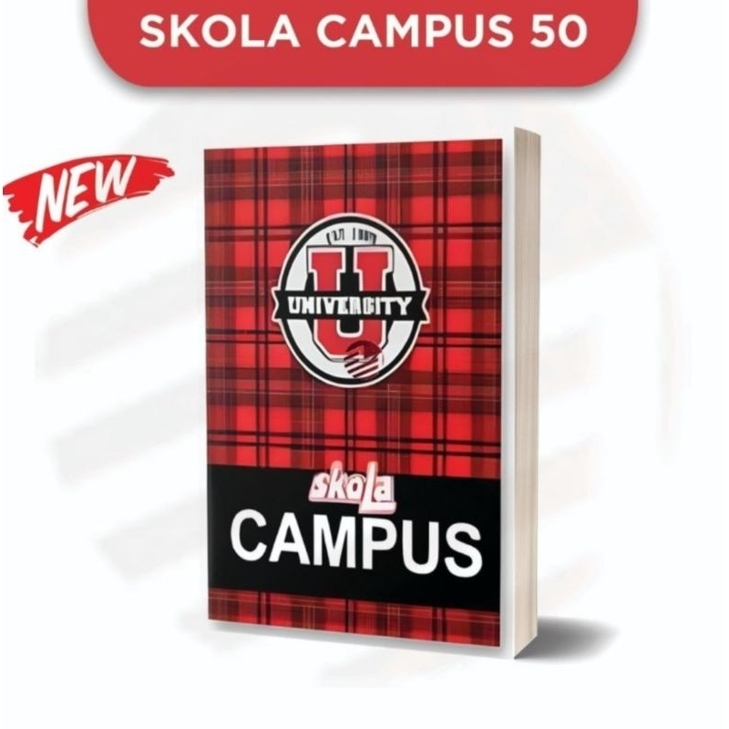 

(10Pcs) Buku Tulis Campus Skola 50 lembar by Sidu