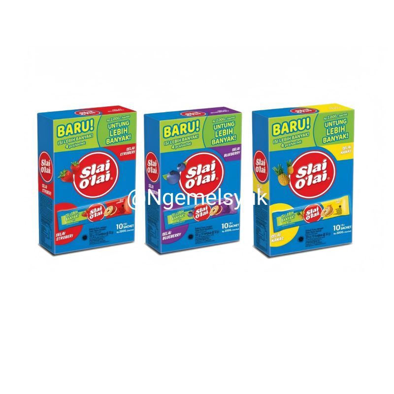 

Roma Slai Olay Box Isi 10 Sachet x 32gram
