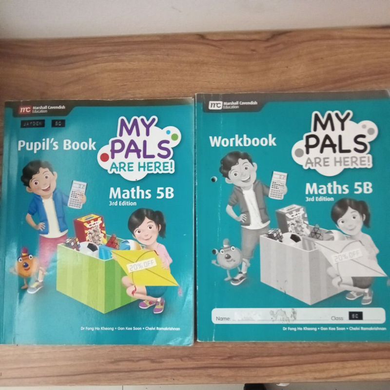 my pals are here math 5B pupil's book & workbook preloved