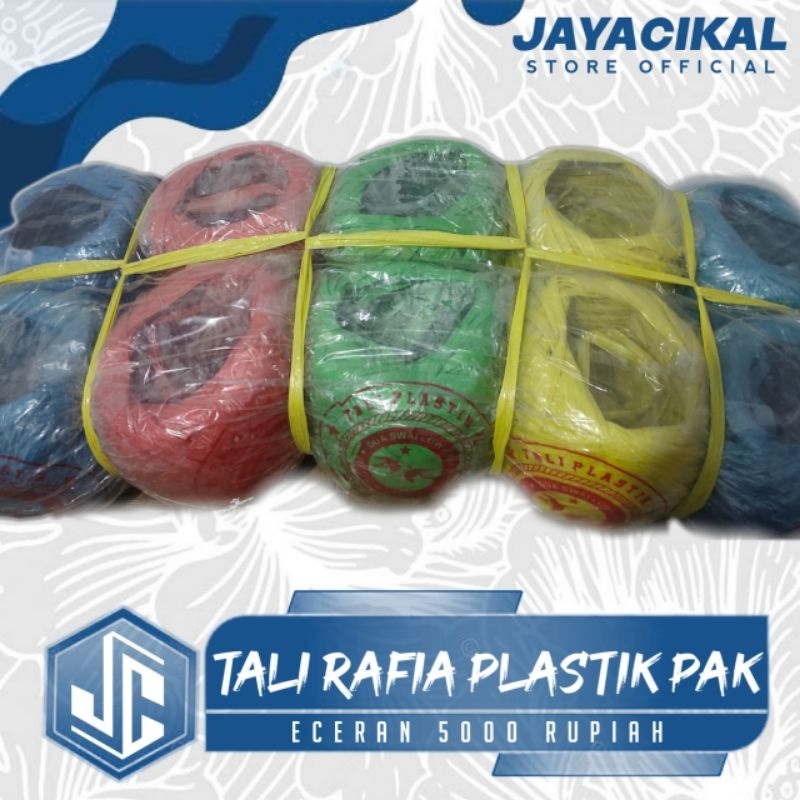 

[10 PCS] Tali Rafia 150 gram / 1,5 Ons Warna – Tali Super - Tali Pengikat - Tali Serbaguna