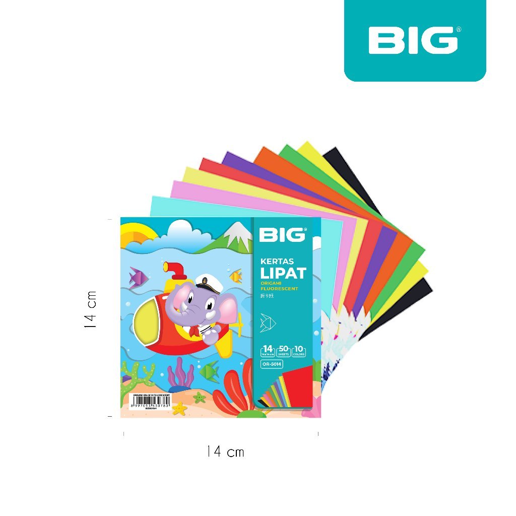 

Kertas Origami BIG 14x14cm - ISI 10 Pack