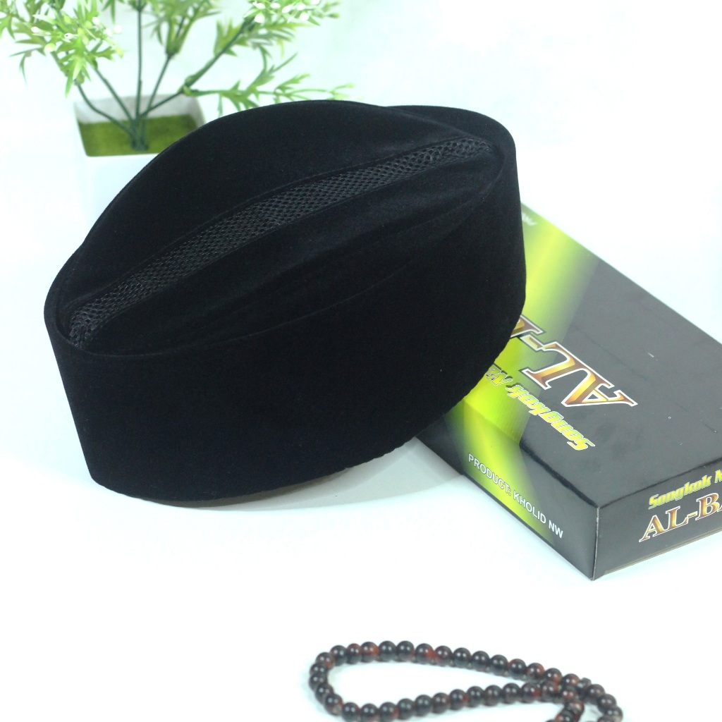 Peci Susun AC Tengah Hitam Tinggi 8, 9, 10 - Peci AC Tengah - Peci Susun - Peci Hitam