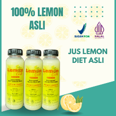 

YOU Sari Lemon Paket 3 Botol 250Ml Murni Diet Detox Pelangsing Penurun Berat Badan Alami