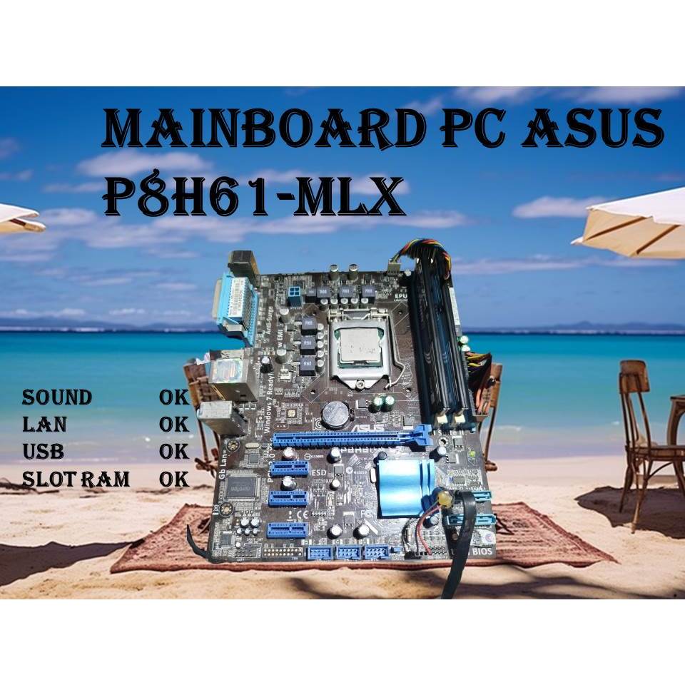 MAINBOARD PC ASUS P8H61-MLX