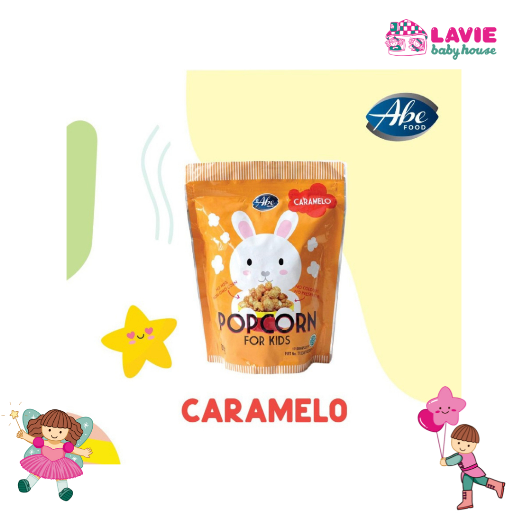 

RB22 Abe Food Pop Corn for Kids 80gr Popcorn Anak Rasa Ringan & Aman Camilan Jagung Lezat Tanpa MSG