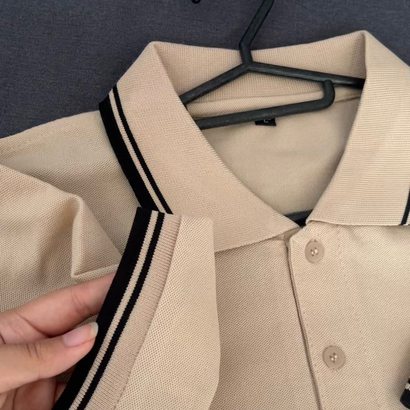 TAN Kaos Kerah Pria Saku / Baju Polo Shirt Pria Saku / Atasan Kerah Saku Pria