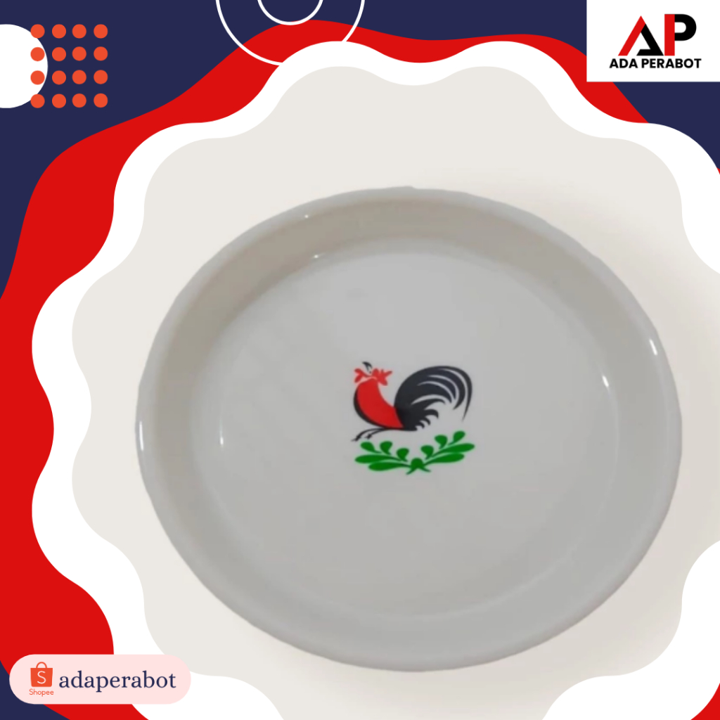 NAMPAN BULAT AYAM | NAMPAN PLASTIK | BAKI SAJI 35 CM