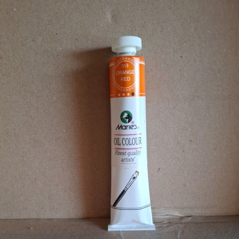 

cat minyak / oil colour maries 50 ml ORANGE RED 313