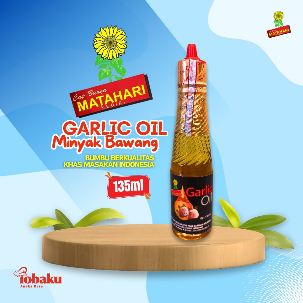 

GARLIC OIL Minyak Bawang Cap Bunga Matahari 135ml