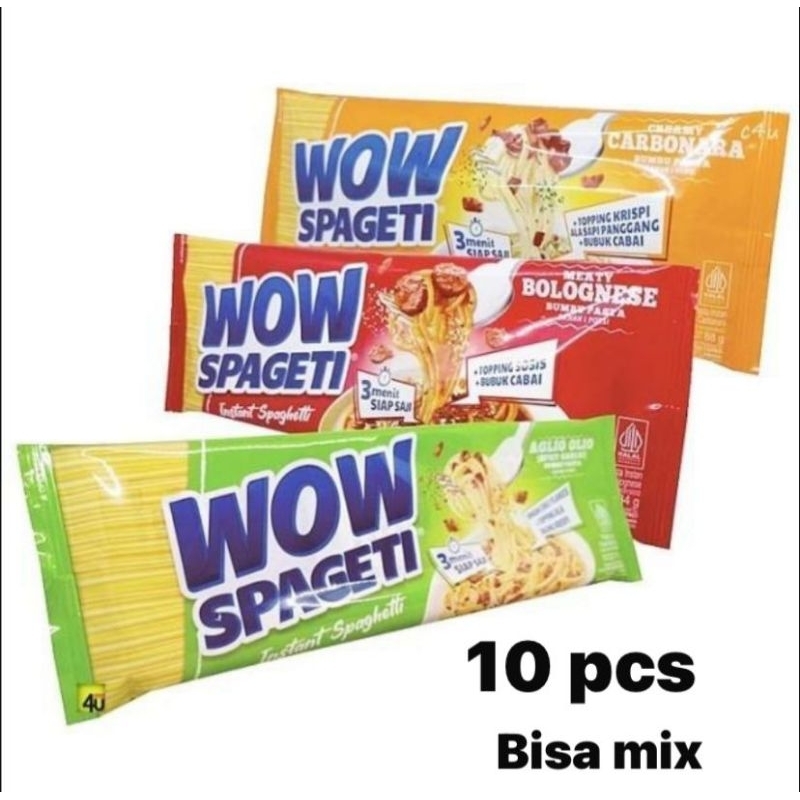 

Wow Spageti 10pcs Bisa Mix