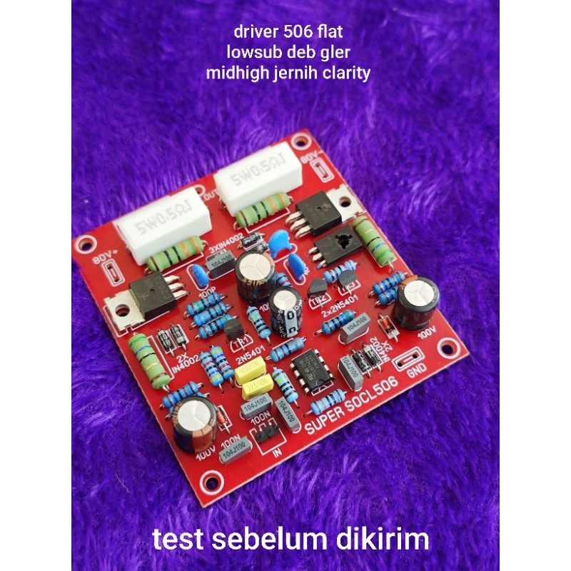 kit driver socl 506 flat bass nyesek di dada