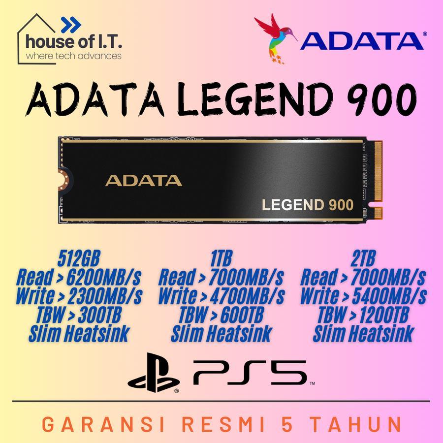 Adata Legend 900 512GB - SSD PS5 1TB - SSD ADATA Legend 900 1TB - SSD ADATA Legend 900 2TB