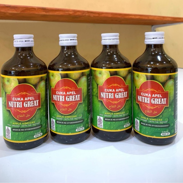 

Cuka Apel Nutri Great isi 300 ml