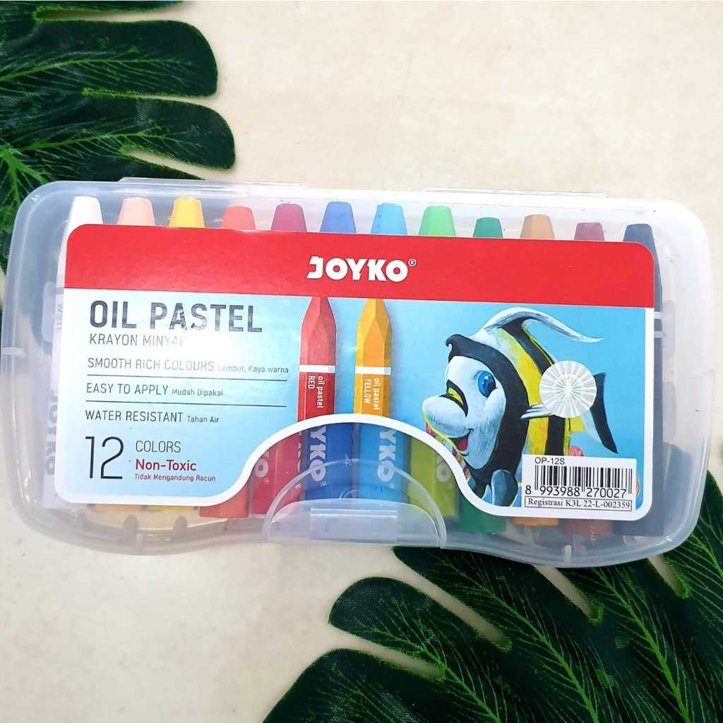 

PAKBOS Krayon Minyak Oil Pastel Joyko Op-12Chc