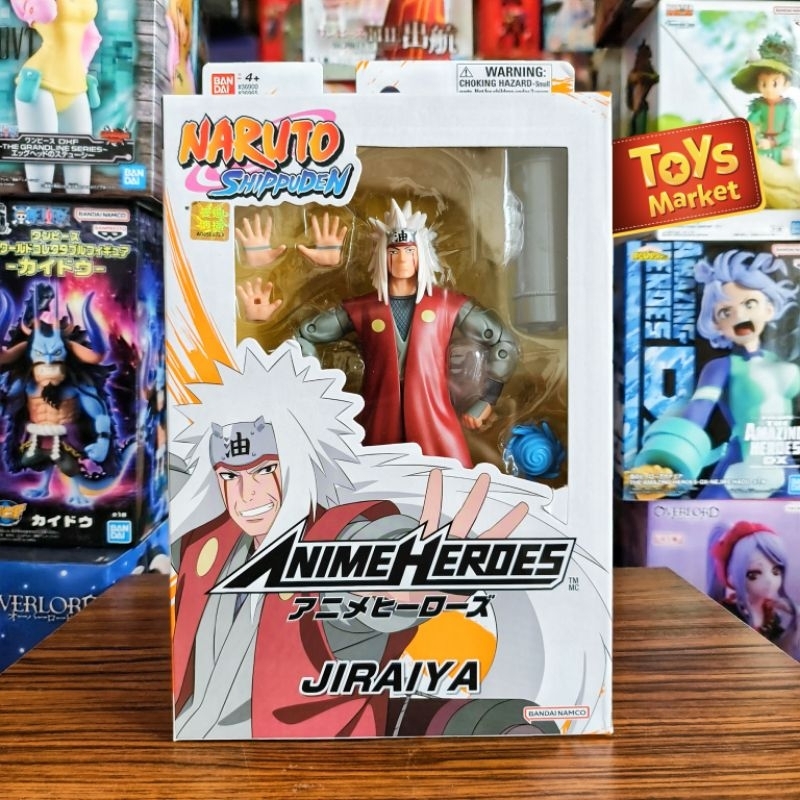 BANDAI Anime Heroes Figure Naruto - Jiraiya