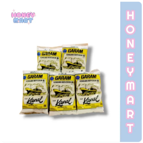 

Garam Beryodium Cap Kapal 250gr 250gram - Garam Murah Asin Garam Dapur Yodium