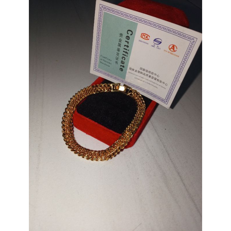 gelang lapis emas 18k