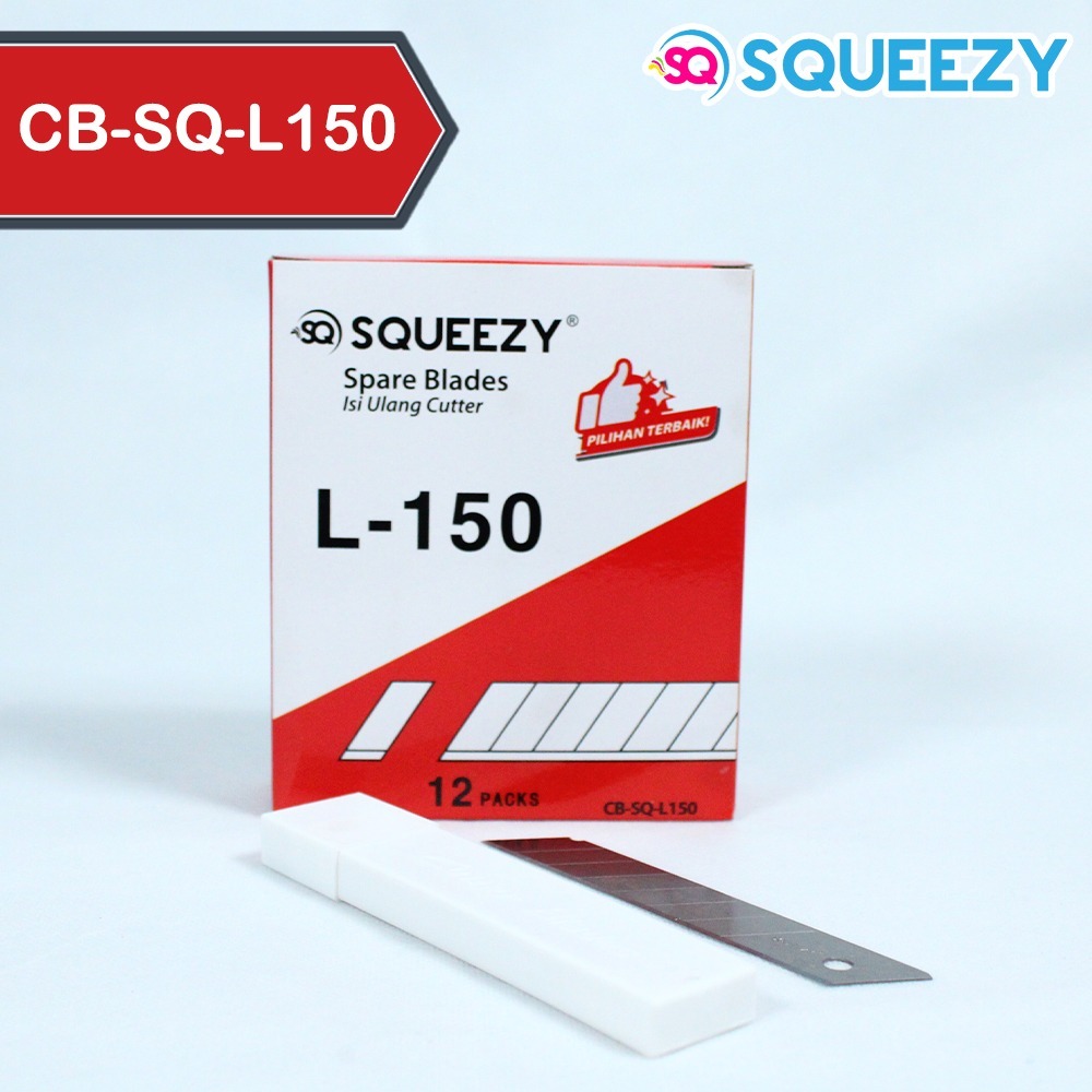 

Harga (1kotak/12packs ) Refill / ISI Cutter Besar SQUEEZY CB-SQ-L150