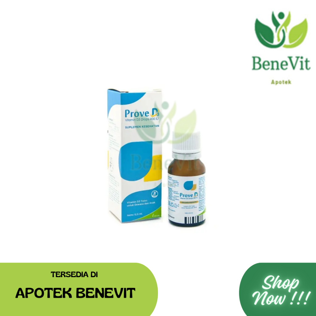 PROVE D3 DROP 12.5ml - vitamin D3 tetes