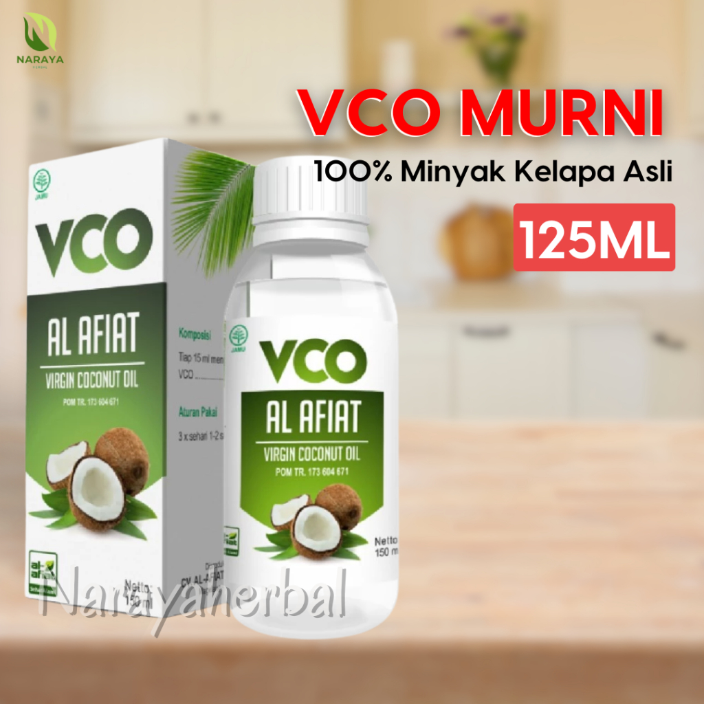 

VCO Virgin COCONUT OIL 125ml - Minyak Kelapa Murni Organik Original