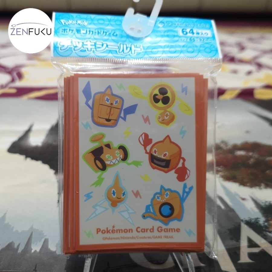 Form Change Rotom Sleeves | Pokemon TCG OCG Card Sleeves | Pokemon Center Japan Sleeve Kartu