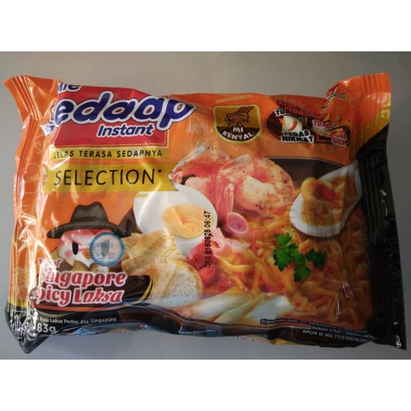 

Mie Sedap Laksa Singapore Kemasan 83 Gram