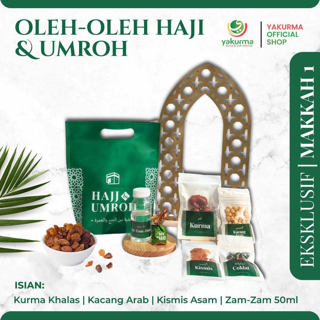 

Paket Makkah | Paket Oleh-Oleh Haji dan Umroh | Paket Eksklusif Goodie Bag Premium
