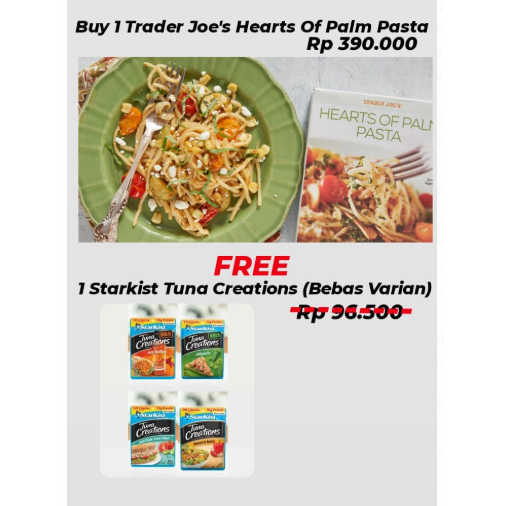 

Trader Joe's Palm Pasta Set Starkist Tuna