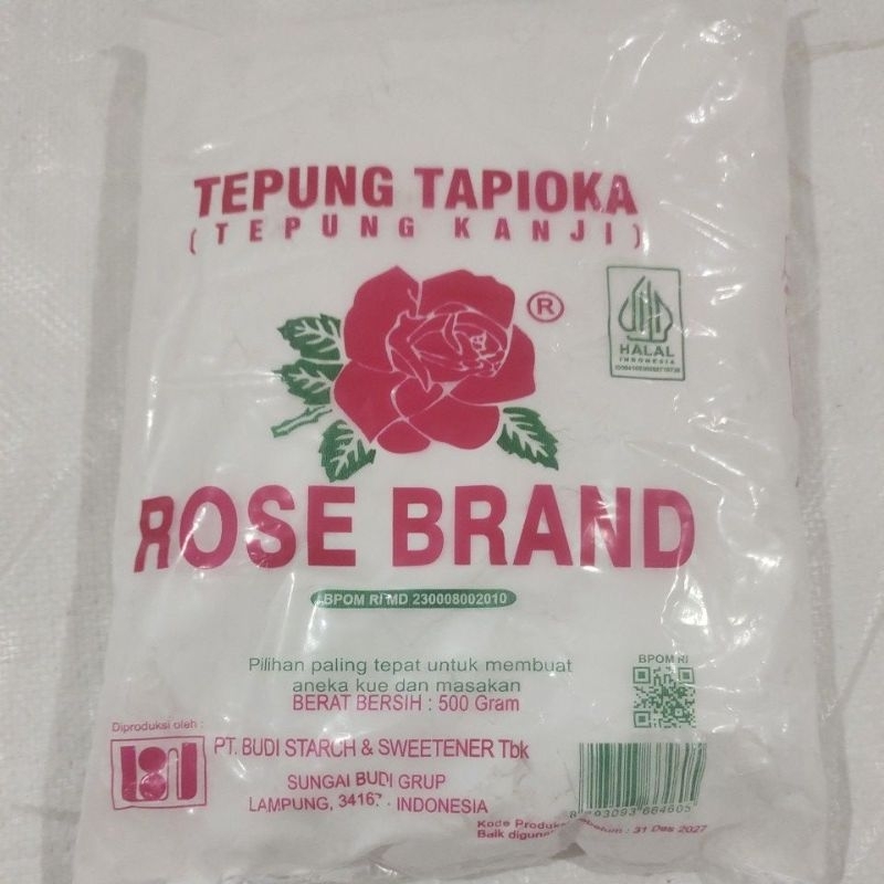 

Tepung Tapioka Rose Brand 500gr
