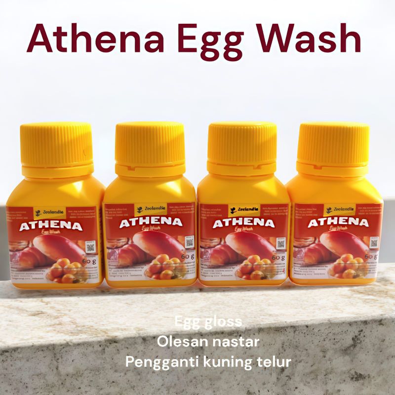

ATHENA EGG WASH 60 ML/EGG GLOSS/PENGGANTI KUNING TELUR/PENGKILAP KUE KERING, NASTAR DLL