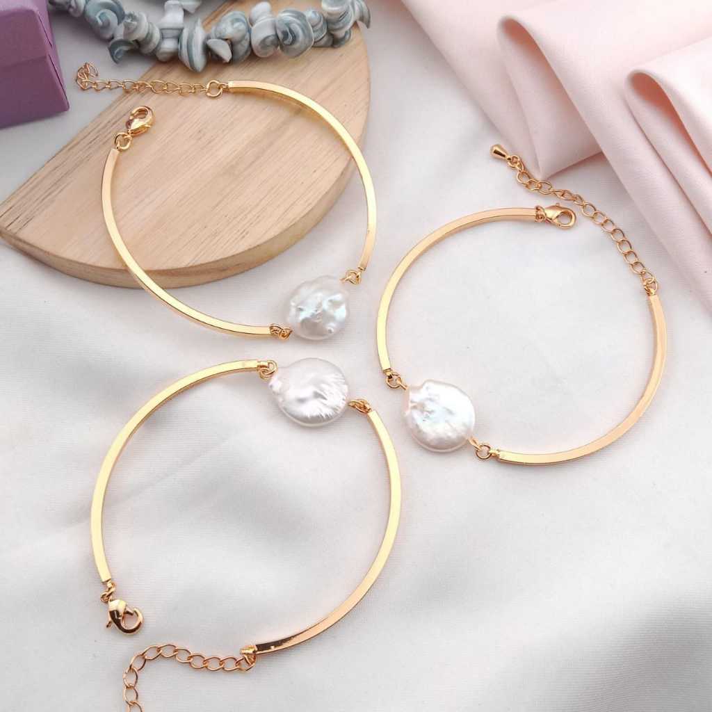 Gelang Mutiara Air Tawar Asli Lombok  - GT008