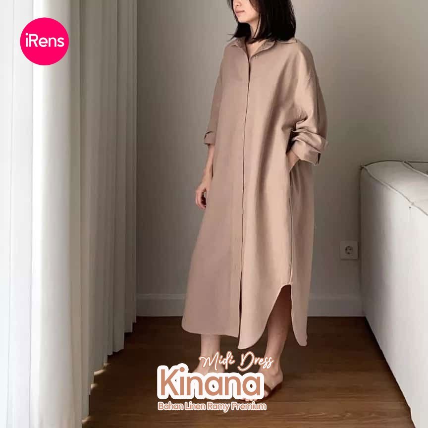 Midi Dress Oversize Kinana Korean Style