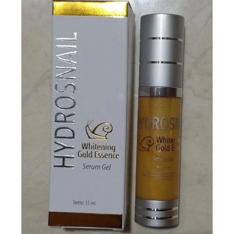 Primaderma Hydrosnail Whitening Gold Essence Serum Gel - pemutih pencerah pelembab - Anti Aging / an