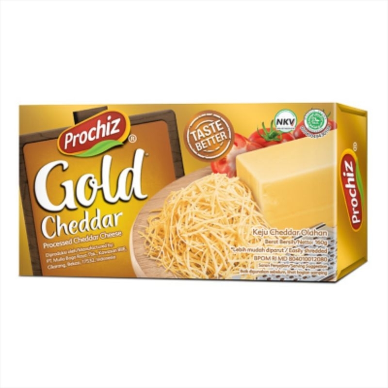 

Keju Prochiz Cheddar Gold 160 Gram