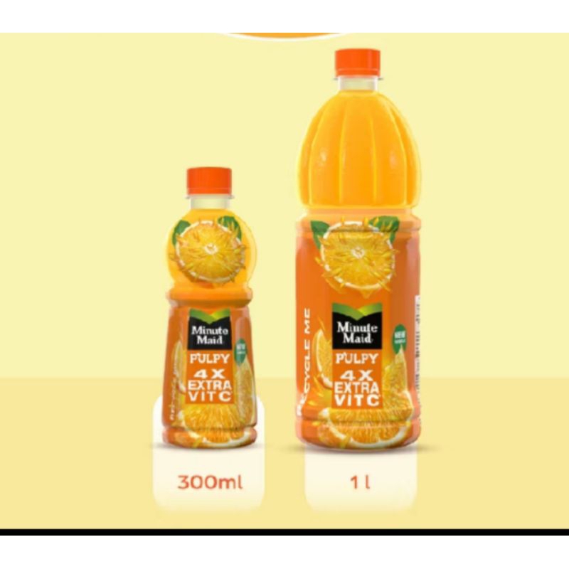 

MINUTE MAID PULPY ORANGE UKURAN 330 ML