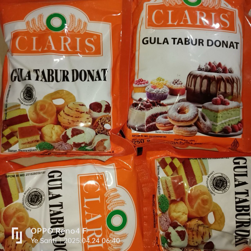 

Gula Donat Claris 250g