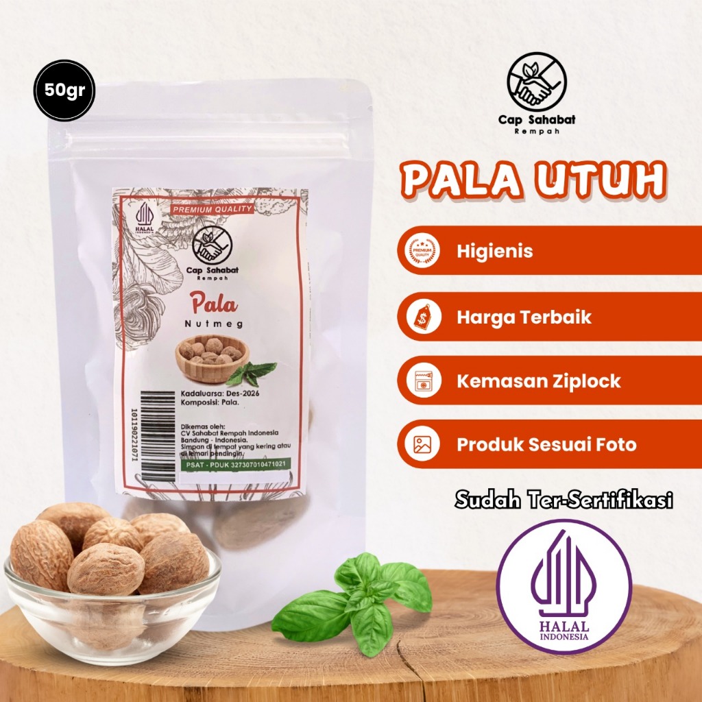

Cap Sahabat - Pala Nutmeg 100% PREMIUM QUALITY