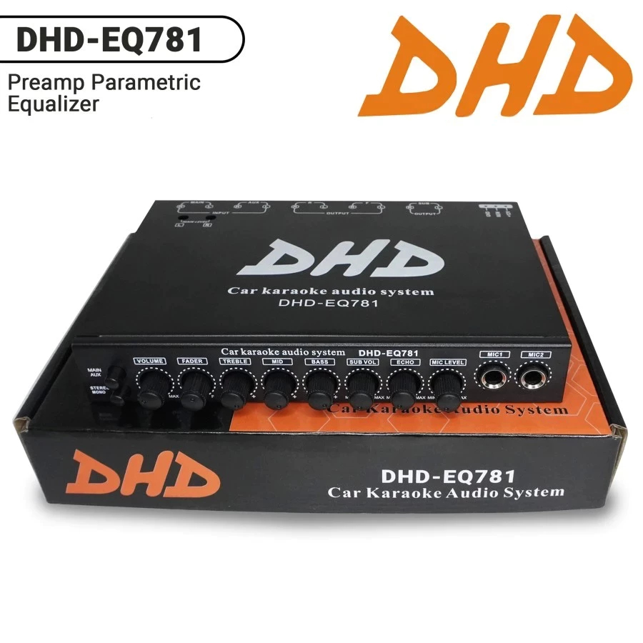 Parametrik Equalizer DHD-EQ 781 Car Karaoke Audio / Parametrik Equalizer