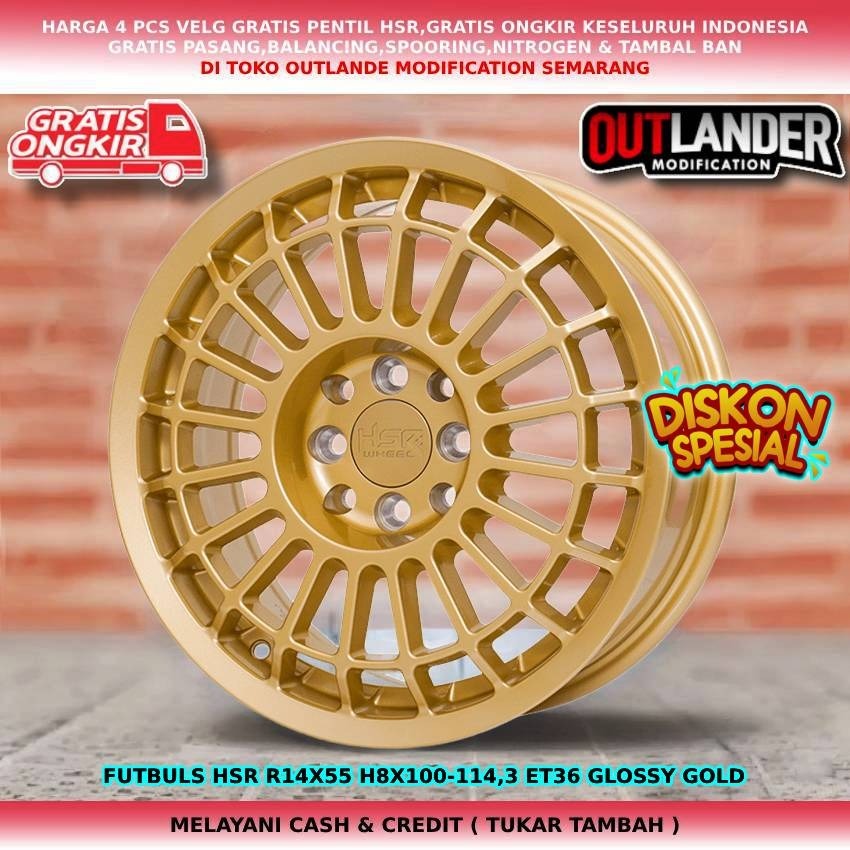 velg mobil racing r14, velg mobil kijang lgx avanxa xenia agya calya ayla swift sigra hsr futbul r14